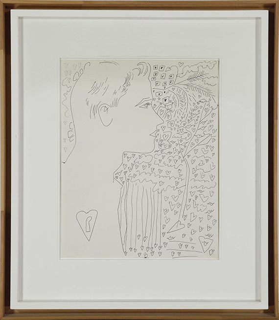 Andy Warhol - Male Figure - Frame image