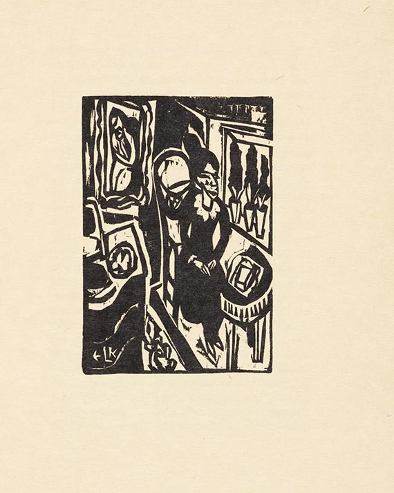 Ernst Ludwig Kirchner - Alfred Döblin. Das Stiftsfräulein und der Tod. Eine Novelle - 