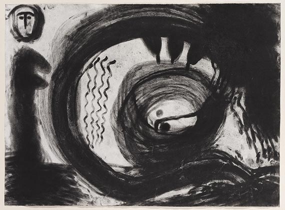 Miriam Cahn - Frau mit drei Körpern (3-teilig) - 