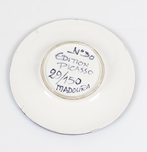 Pablo Picasso - Visage no. 30 - Back side