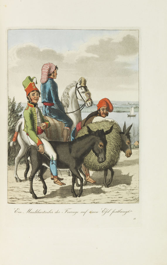 Christoffer Suhr - Spanische National-Trachten. - Hamburgische Trachten - 