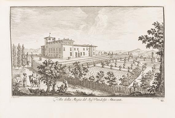 Giuseppe Zocchi - Vedute delle ville Toscana - Scelta die XXIV vedute della Firenze - 