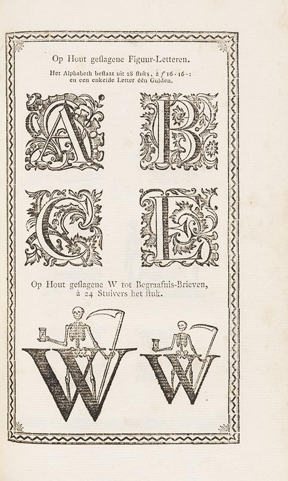 Johannes Enschedé - Proef van Letteren - 