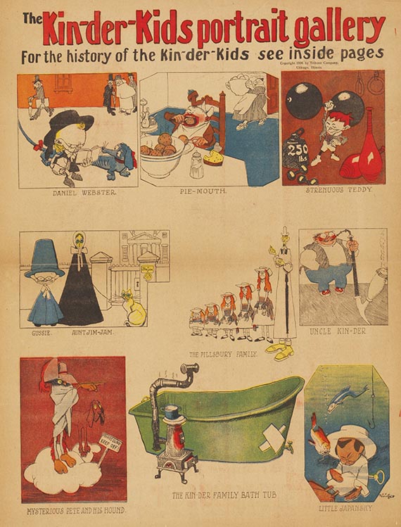 Lyonel Feininger - Sammlung von 33 Comicstrips aus der Chicago Tribune - 