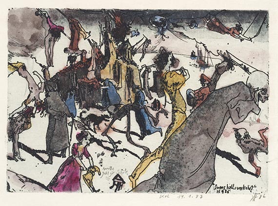 Horst Janssen - Svanshall verkehrt - 