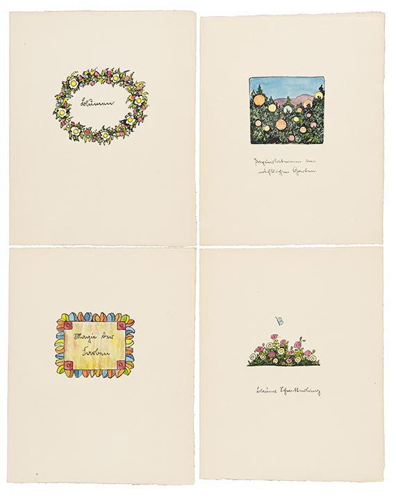 Hermann Hesse - Blumen. Aquarelle mit Gedichten - 