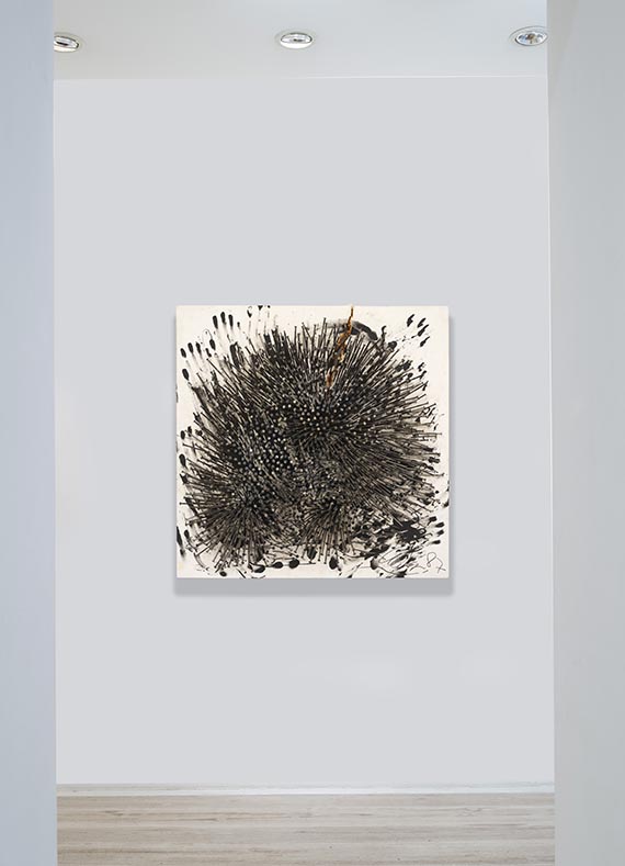 Günther Uecker - Ohne Titel (Verstörung) - 