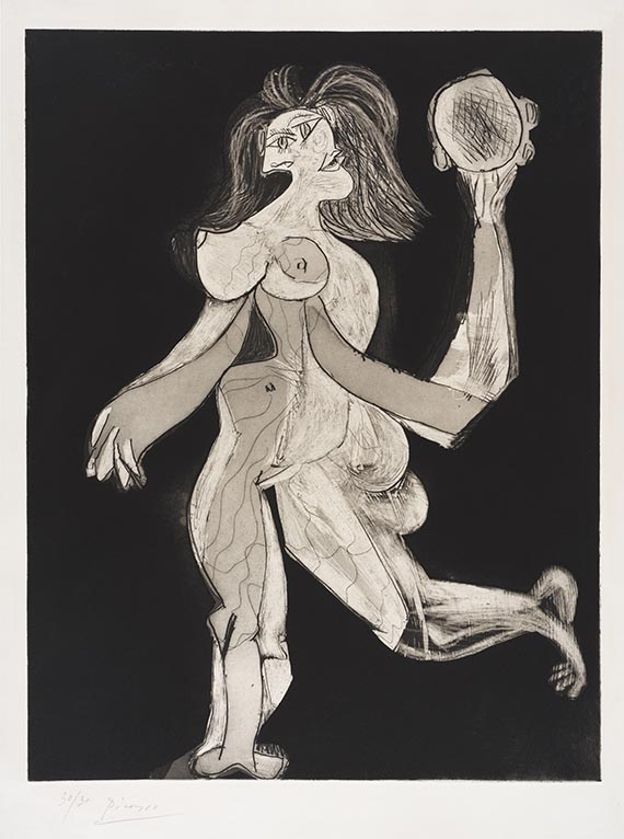 Picasso - La femme au tambourin