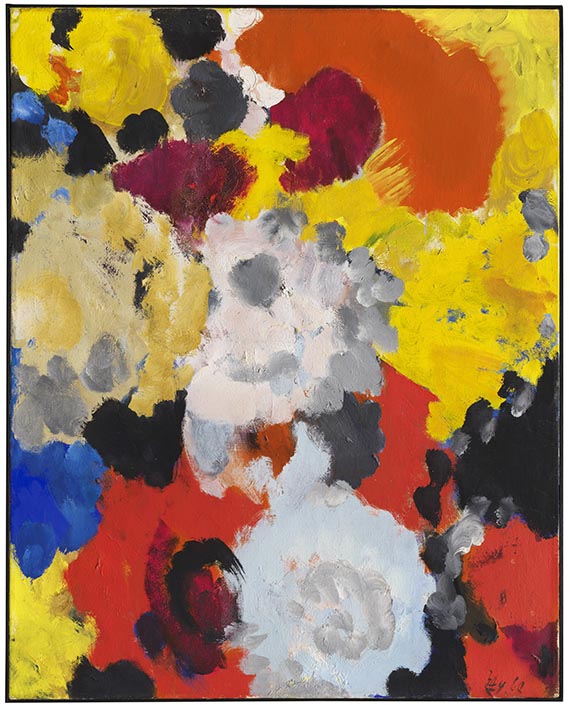 Ernst Wilhelm Nay - Aufleuchtend in Rot - 