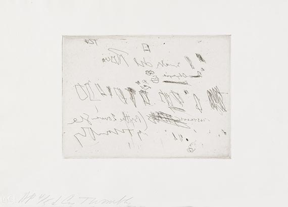 Cy Twombly - Sketches (6 Blätter) - 