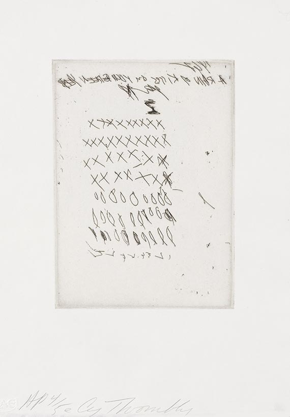Cy Twombly - Sketches (6 Blätter) - 