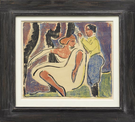 Ernst Ludwig Kirchner - Russisches Tänzerpaar - Frame image