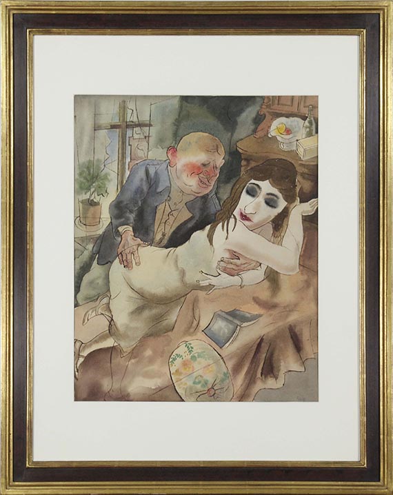 George Grosz - Liebespaar - Frame image