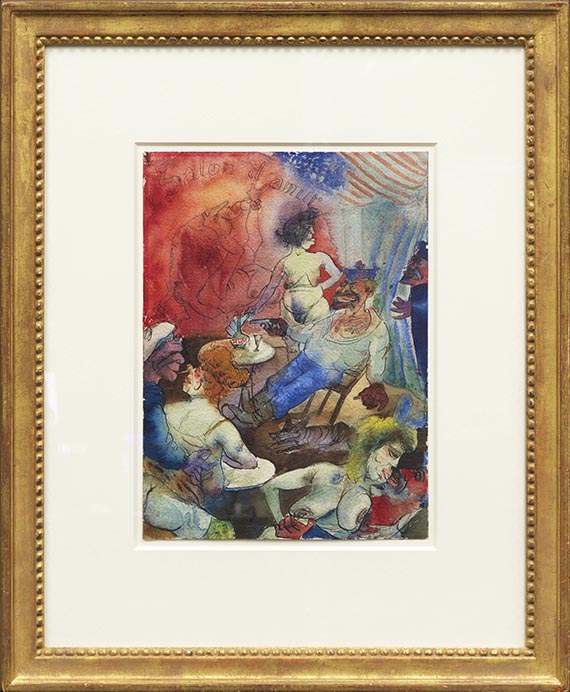 Otto Dix - Salon d´amur (Matrosenkneipe) - Frame image