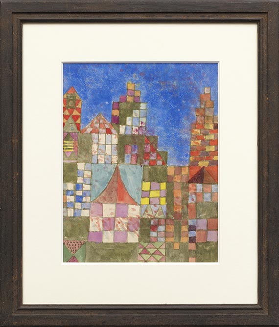 Paul Klee - Westöstliche Bauten - Frame image