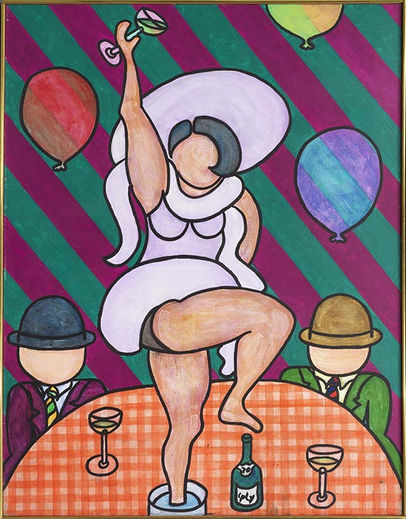 William N. Copley - Happy New Year - Frame image