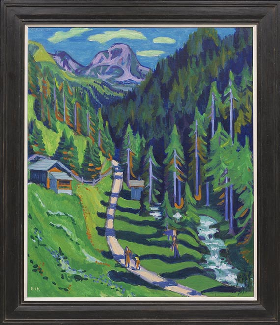 Ernst Ludwig Kirchner - Sertigweg - Frame image