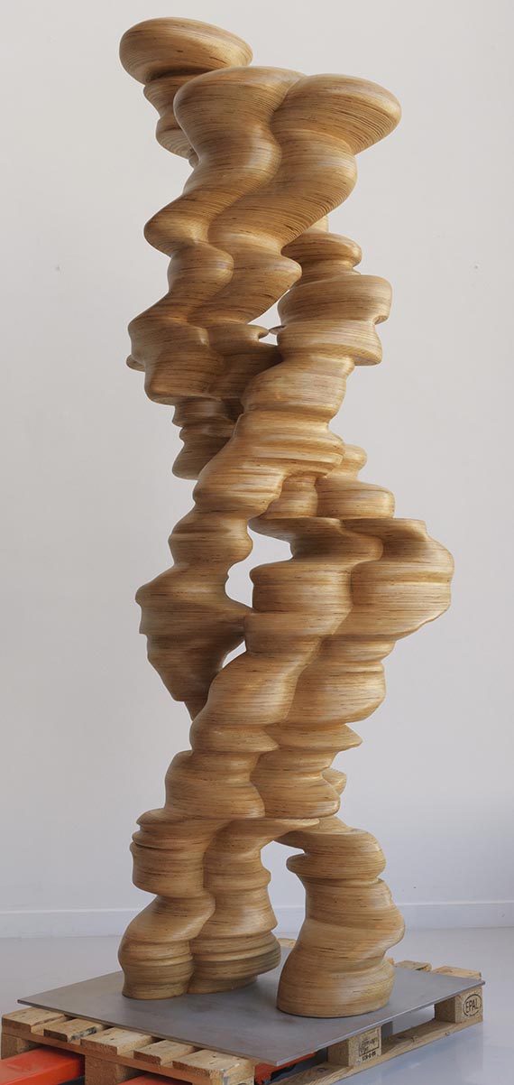 Tony Cragg - Chain of Events - Back side