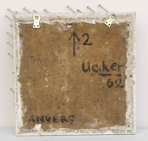 Günther Uecker - Anvers - Back side