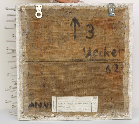 Günther Uecker - Anvers - Back side