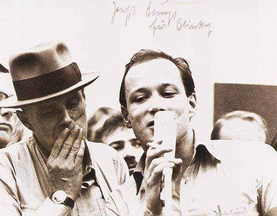 Illustration for: Joseph Beuys and Palermo at the Frankfurter Kunstverein, 1976, photo: Digne Meller Marcovicz.
