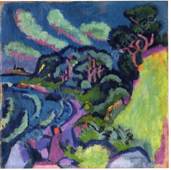 ERNST LUDWIG KIRCHNERMexikobucht auf Fehm...