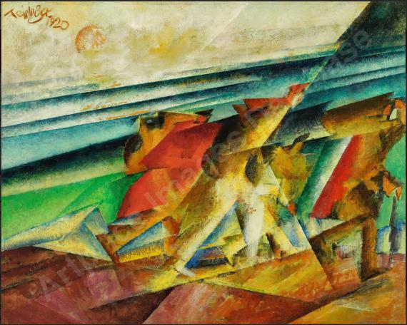 LYONEL FEININGER"Lastträge...