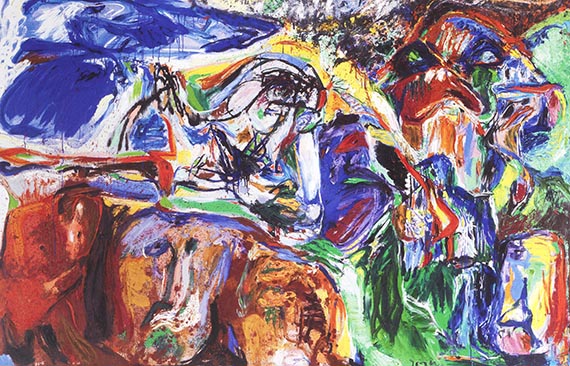 Illustration for: Asger Jorn, In the Beginning Was the Image, 1965–66, oil on canvas, Canica Art Collection (Statens Museum for Kunst, Copenhagen).<br />© VG Bild-Kunst, Bonn 2025