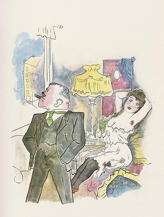Illustration for: George Grosz, from the "Ecce Homo" compendium, 1923, lithograph. © VG-Bild-Kunst, Bonn 2025
