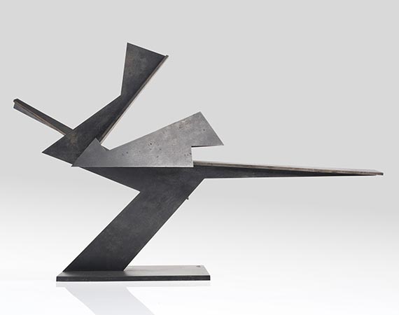 Hans Uhlmann - Stahlskulptur - 