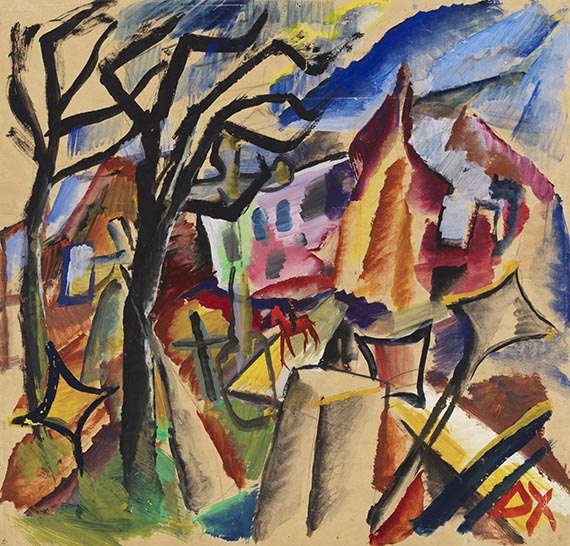 Otto Dix - Reiter in Landschaft (Der Reiter)