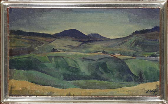 Karl Hofer - Berglandschaft - Frame image