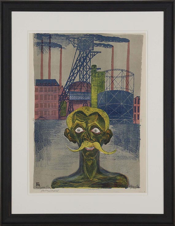 Conrad Felixmüller - Kohlenbergarbeiter - Frame image