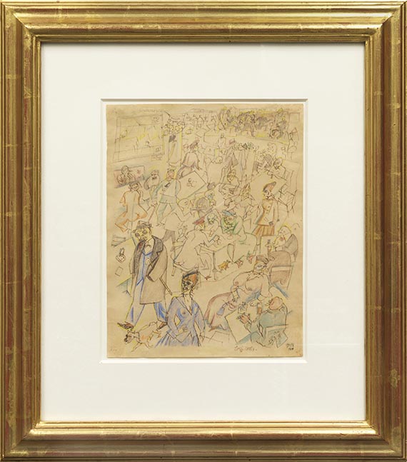 George Grosz - Caféhaus - Frame image