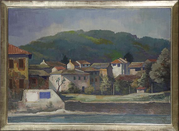 Karl Hofer - Lavena (Tessin) - Frame image