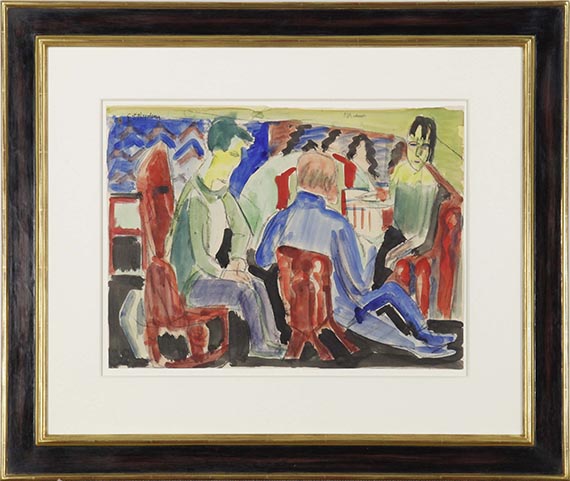 Ernst Ludwig Kirchner - Unterhaltung - Frame image
