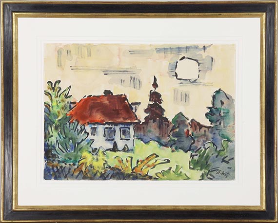 Karl Schmidt-Rottluff - Septembermorgen - Frame image