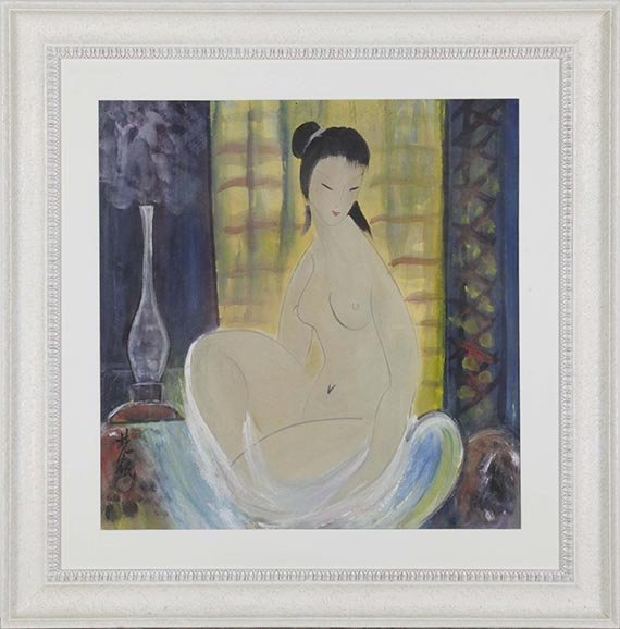 Fengmian Lin - Jeune femme nue assise - Frame image
