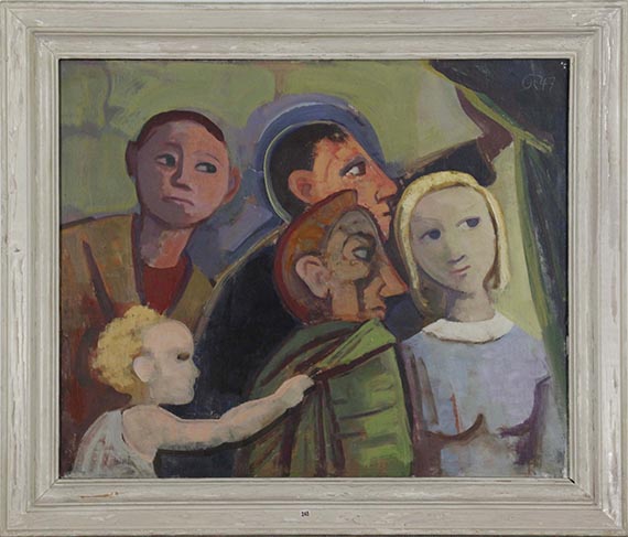 Karl Hofer - Neugierige - Frame image