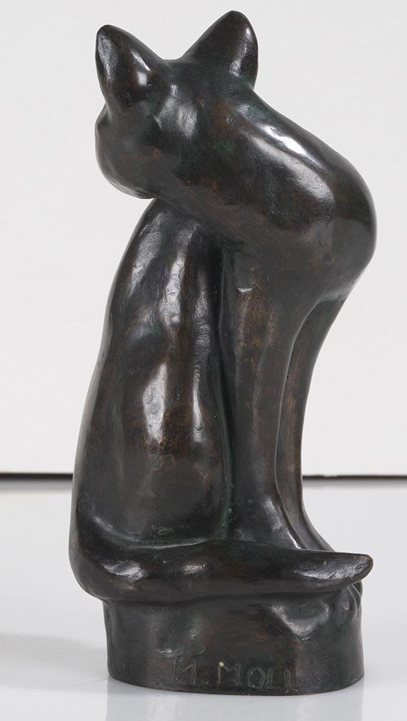 Margarete Moll - Katze - Back side