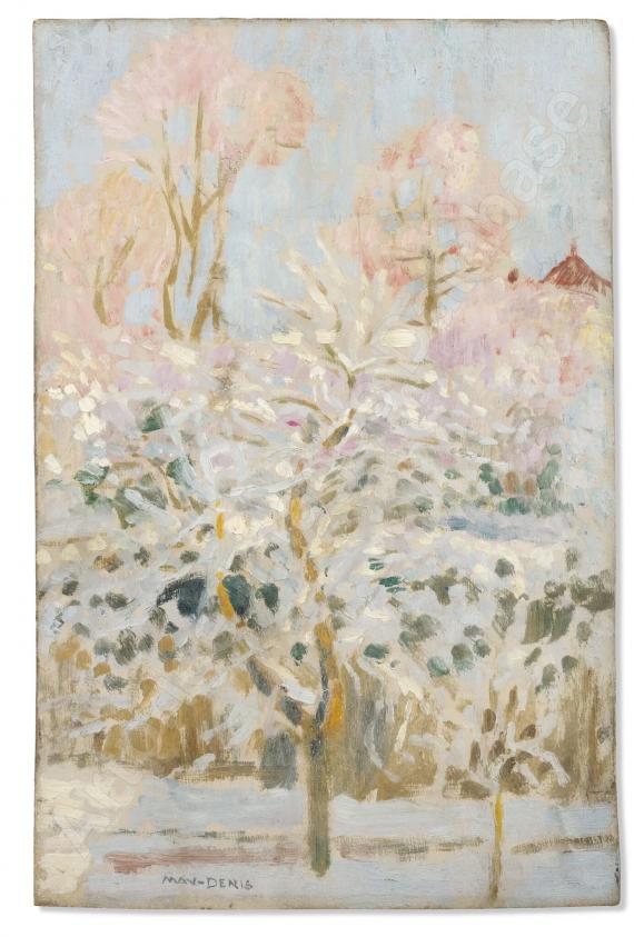 MAURICE DENISJardin sous la neige...