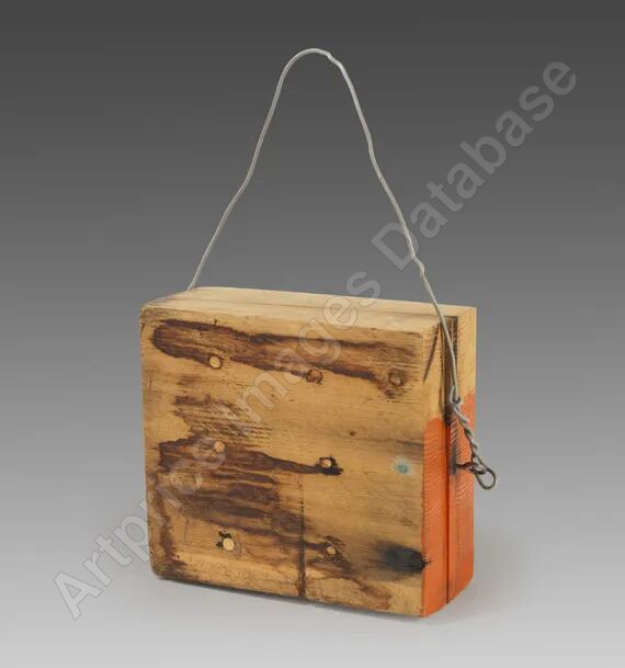 Nr. 5 (1981)
Mischtechnik Skulptur (Wooden block, wooden plug, amalgam, ring screw, plastic-coated...