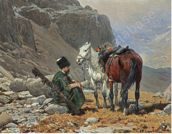 ALFRED VON WIERUSZ-KOWALSKI (1849-1915)Circassian, 1880-188...