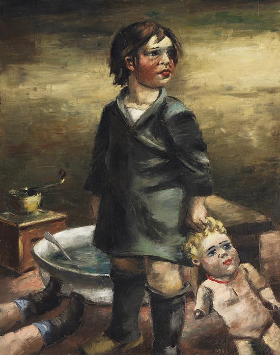 Frans Masereel - Enfant à la poupée
