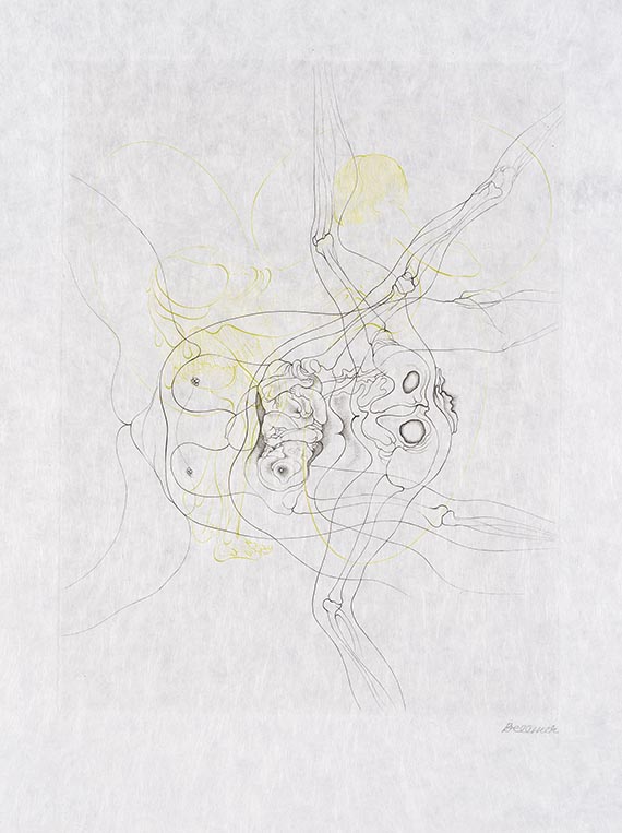 Hans Bellmer - Kleine Abhandlung über Moral (9 Bl. von 10) - 