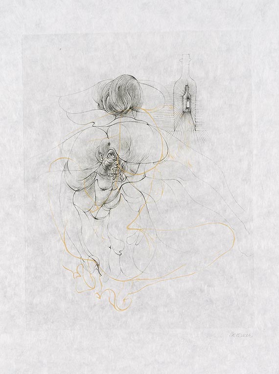 Hans Bellmer - Kleine Abhandlung über Moral (9 Bl. von 10) - 