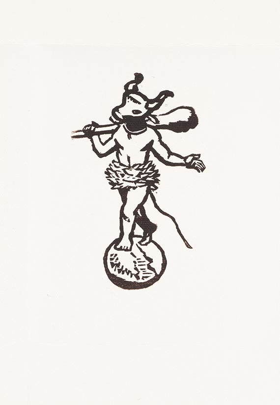 Hermann Max Pechstein - Exlibris Dr. August Ochsenbein - 