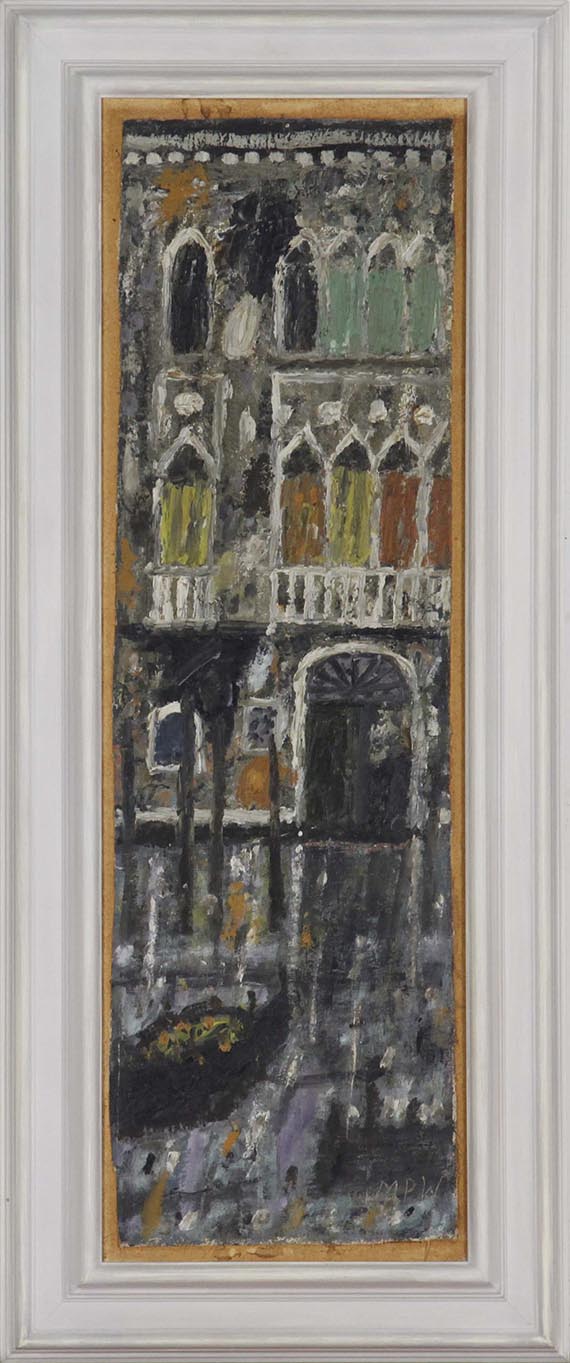 Max Peiffer Watenphul - Häuser in Venedig - Frame image