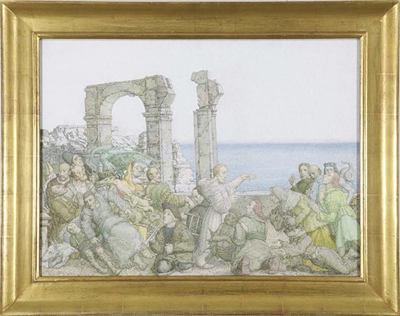 Werner Tübke - Am Gardasee - Frame image