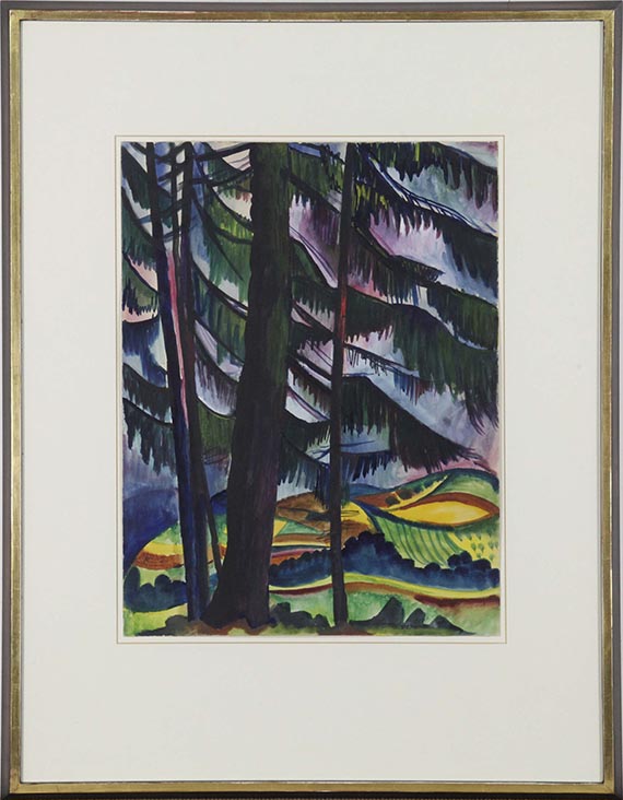 Conrad Felixmüller - Waldrand - Frame image